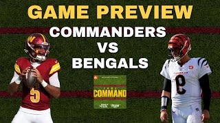 Commanders vs Bengals MNF Game Preview  Take Command [upl. by Gregorio]