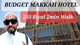 Makkah Budget Hotel near Masjid Al Haram 250 Riyal best for Umrah Hajj with Traditional Tasty Food [upl. by Asit264]