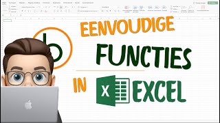 📊 Werken met eenvoudige functies in Excel SOM GEMIDDELDE MIN MAX AANTAL en VANDAAG uitgelegd [upl. by Minerva]