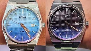 Tissot PRX Gradient Blue vs Black tissotprx [upl. by Westerfield]