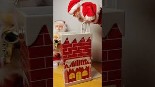 Chimney santa endless up and down christmascharacter santaclaus santa viral funny [upl. by Stanzel]