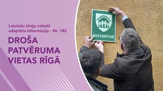 Video ziņas Nr 182 “Droša patvēruma vietas Rīgā” [upl. by Ekrub]