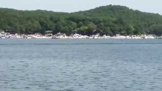 Spirit of Qatar 244 MPH run at Lake of the Ozarks Shootout 2014 [upl. by Neilson]