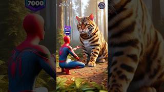 A Cat Surprise  Who is best SpiderMan vs Venom vs Captain America shorts spiderman marvel [upl. by Laidlaw]