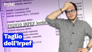 Irpef 2024 cosè e di quanto aumenteranno gli stipendi [upl. by Priscilla]