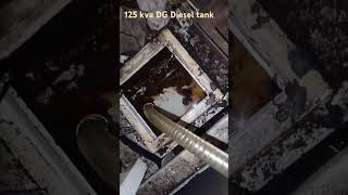 125 KVA DG Diesel tank Cleaning [upl. by Akcinehs]