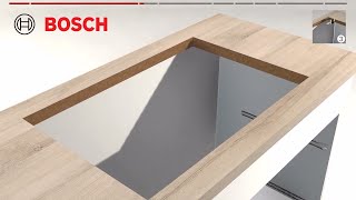 Bosch Venting Hob Installation – Ducted Under Floor Extraction [upl. by Tilla]