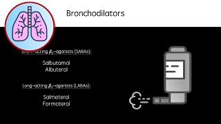 Bronchodilators  AsthmaCOPD [upl. by Aratihc]