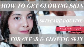 HOW TO GET GLOWING CLEAR amp BRIGHT SKIN for Oily Combination Skin  ElsheSkin Review Eng Sub [upl. by Rodolph]