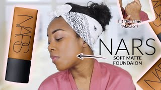 NARS MAY HAVE GIVEN US THEIR BEST FOUNDATION YET  NARS SOFT MATTE FOUNDATION  Andrea Renee [upl. by Ranger]