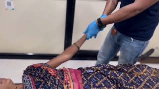 chiropractic Treatment by DrSanjitPakhareChiropractor chiropractor physiotherapy pain [upl. by Richara]