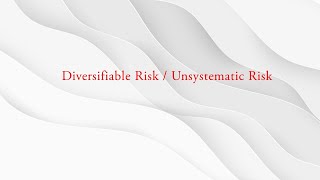 Unsystematic Risk Formula for standard deviation [upl. by Xuerd867]