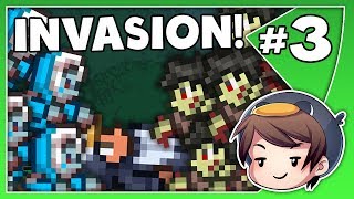 ZOMBIE MASSACRE  Terraria Invasion Playthrough  Episode 3 [upl. by Kovar856]