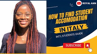 HOW TO FIND ACCOMMODATION IN ITALY AS AN INTERNATIONAL STUDENT [upl. by Akram368]