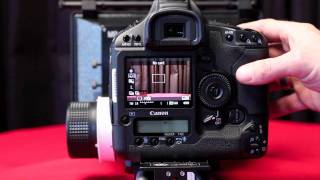 Canon 1D Mark IV Video Setting Locations Demo [upl. by Yesdnil980]