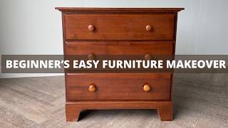 Amazon Furniture Makeover for BEGINNERS  5 EASY Steps [upl. by Analos]