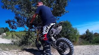 Pit Bike 150 on Enduro  Motocross track ride [upl. by Jarrad347]