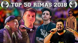 TOP 50 MEJORES RIMAS DEL 2018 🔝 [upl. by Kimura]