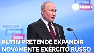 Putin pretende expandir novamente o exército da Rússia [upl. by Enalda]