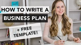 How to Write a Business Plan  Entrepreneurship 101 [upl. by Adiuqram]