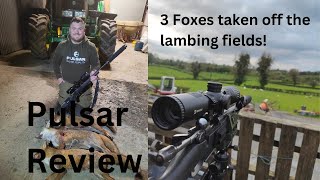 Pulsar review amp 3 foxes taken off the lambing fields [upl. by Irol402]