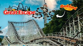 provo unattrazione CHIUSA di GARDALAND a Six Flags Great Escape [upl. by Gahan]