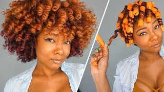 Detailed Corkscrew Perm Rod Tutorial  AMPM Next Day Curls Routine  LA Naturals [upl. by Nations]