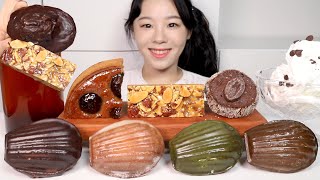 ASMR Bread Cake Mukbang 구움과자 케이크 마들렌 파이 쿠키 디저트 에뚜왈 먹방 🍪 Dessert Cookie Pie Madeleine Chocolate [upl. by Becket]