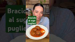 Braciole al sugo pugliesi ricette ricettepugliesi shorts ricetta perte [upl. by Ambrosius]