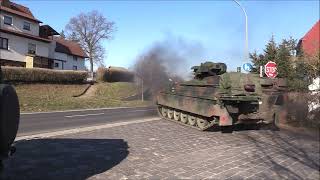 Bundeswehr Militärverladung Immelborn mit Marder Büffel Ludmilla und Gravita [upl. by Asare]