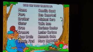 The Berenstain Bears Credits Canada Treehouse TV In Manitoba [upl. by Herahab]