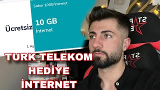 Türk telekom hediye 10GB internet 2024 kaçırma YENİ RAMAZAN KAMPANYASI [upl. by Flatto]