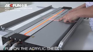 Manual Acrylic Bending Machine for PP Plexiglass Plastic sheet organic glass [upl. by Pegma]