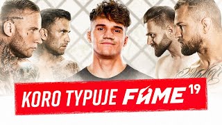 🗣KORO FAME 19 EVENT W MOIM TYPIE👊  TYPOWANIE FAME MMA 19 [upl. by Ries]