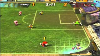 super mario strikers mario vs donkey kong [upl. by O'Neill]