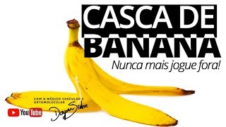 Casca de BANANA Nunca mais jogue FORA  Dr Dayan Siebra [upl. by Marrilee]