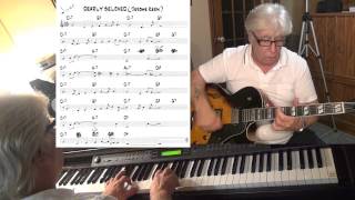 Dearly Beloved  guitar amp piano jazz cover  Yvan Jacques [upl. by Sloatman244]