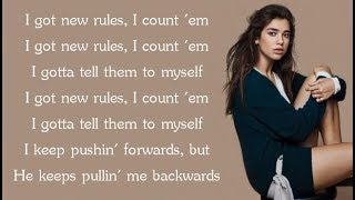 Dua Lipa  NEW RULES Lyrics [upl. by Avir]