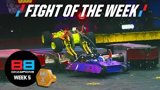 Two Super Fast Bots Smash Each Other To Bits  HyperShock Vs Claw Viper  BattleBots [upl. by Adnilra]