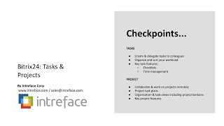 Bitrix24 Tasks amp Projects Remote Working [upl. by Kalil]