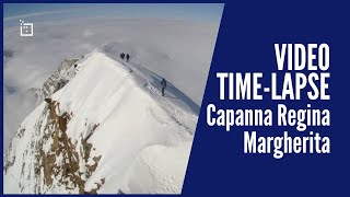 Timelapse Capanna Regina Margherita  4 Giugno 2021 [upl. by Ikcim745]