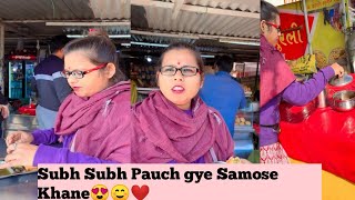 Shaniwar ke Din Chadaya Bundi ka Prasad ❤️or Subh Subh kha liye Garma Garam Samose😍❤️ [upl. by Eibloc]