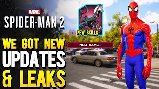 SpiderMan 2 PS5  New Game Plus Update What To Expect Missing Venom Skills amp More Leaks [upl. by Palila]