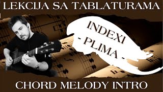 Indexi  Plima cover  tutorijal  lekcija za gitaru sa tablaturama [upl. by Nudnarb56]