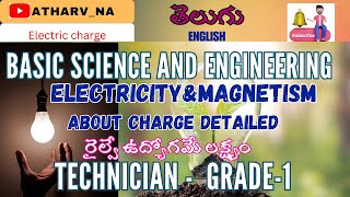 Understanding Electric Charge Basics for RRB Technicians and ALPalpscience technician2024 [upl. by Nahtam548]