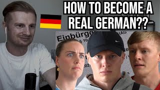 Reaction To The Real German Citizenship Test [upl. by Annaiviv]