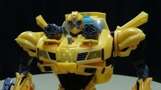 Transformers Prime Weaponizer BUMBLEBEE EmGos Transformers Reviews N Stuff [upl. by Ecnar]