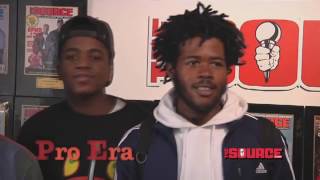 Capital STEEZ and Pro Era Interview with The Source [upl. by Helenka]