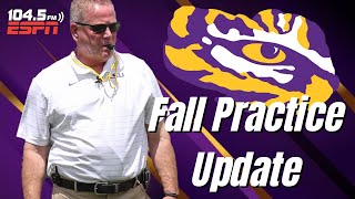 LSU HC Brian Kelly Press Conference  Fall Practice Report  Defensive Standouts For Tigers [upl. by Eigriv557]