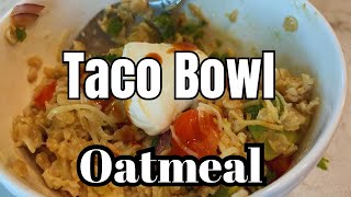 Savory Oatmeal Bowl  Satisfying [upl. by Rebma]